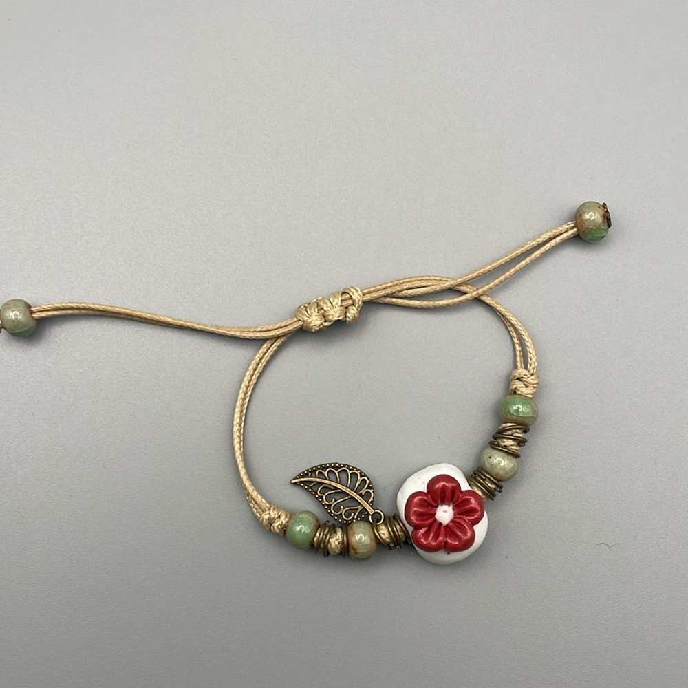 Ceramic Minimalist Beaded Bracelet